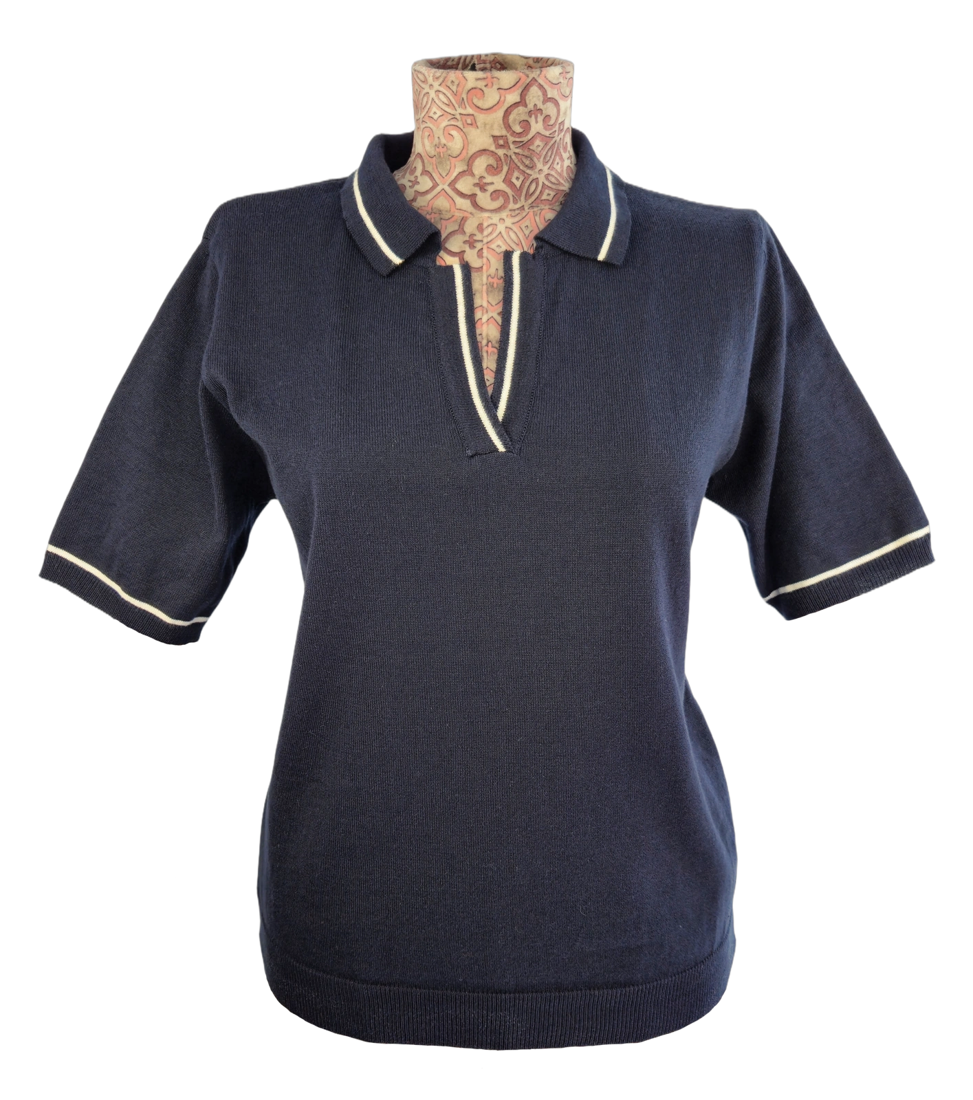Polo tricotat cu mânecă scurtă pentru uniformă școlară